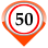 Ograniczenie 50km|h Olave